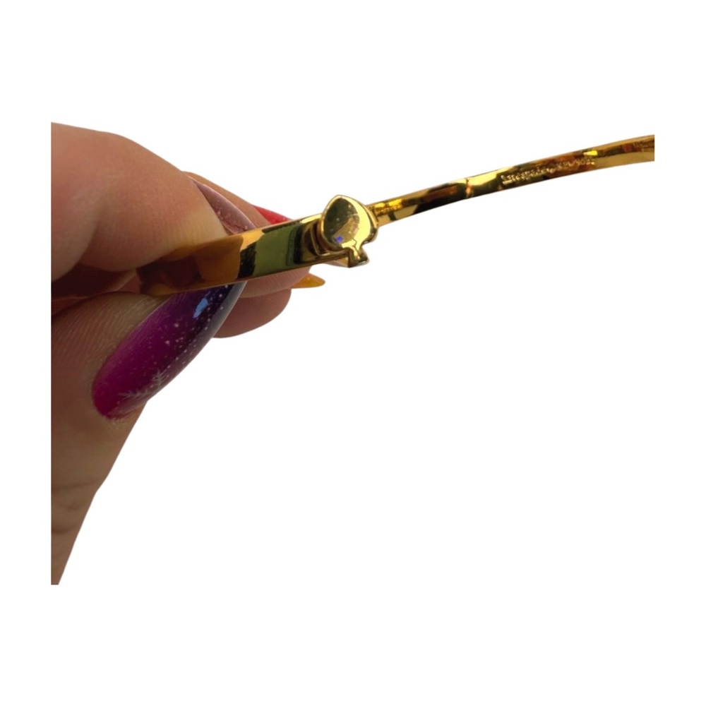 kate spade gold spade charm bangle bracelet - Picture 3 of 7